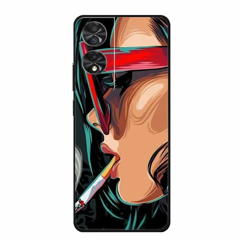 Animal Cartoon TPU Soft Silicone Phone Case Cover with Wolf Design