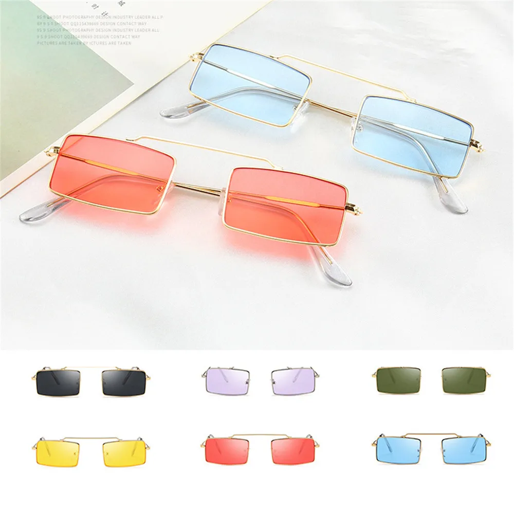 

FOENIXSONG Women's Fashion Sunglasses Rectangle Frame UV400 Designer Eyewear for Men Women Glasses Gafas очки Oculos