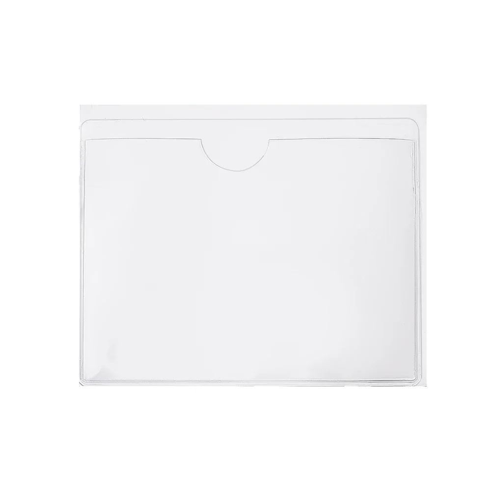 Waterproof Adhesive Plastic Card Sleeve with Top-Open Design