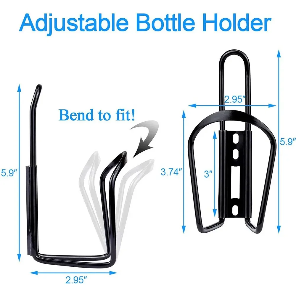 1pc Aluminum Bike Bottle Cage Lightweight Water Bottle Holder Mount For MTB Folding Bikes