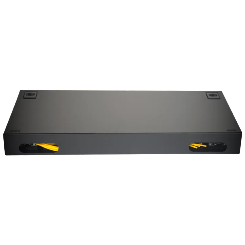 Haina universal optical fiber junction box FTTH LC 12 core single mode flange pigtail LSZH wall-mounted ISO certification