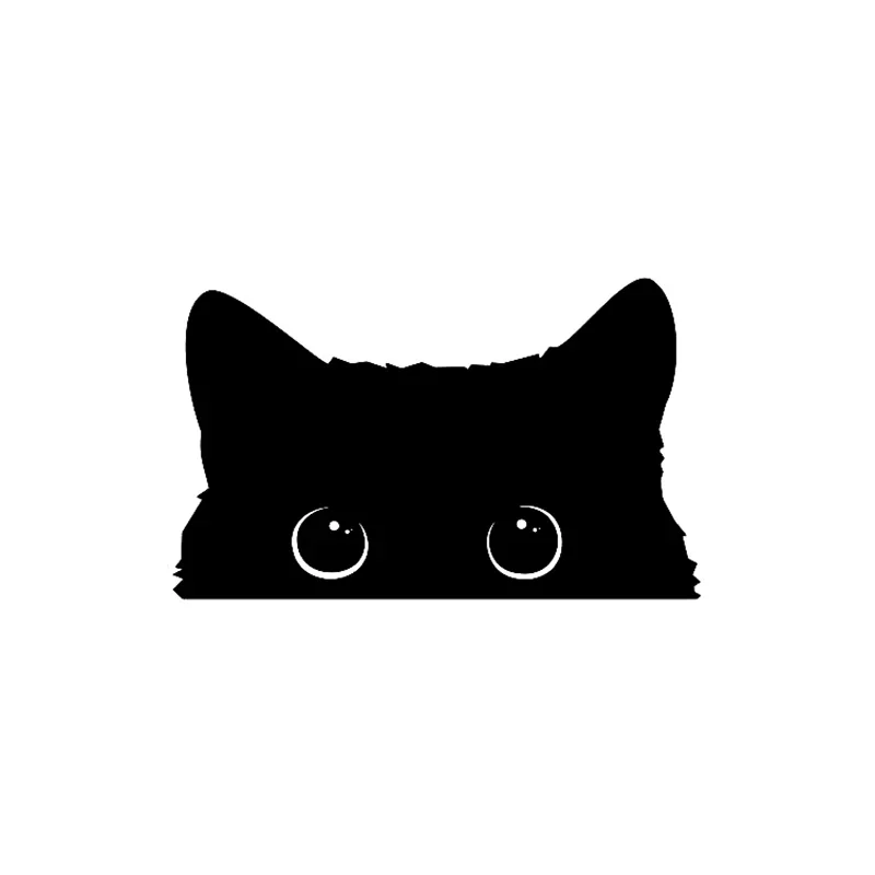 

Крутая наклейка на автомобиль cat, 15 см, ПВХ, водонепроницаемый, солнцезащитный
