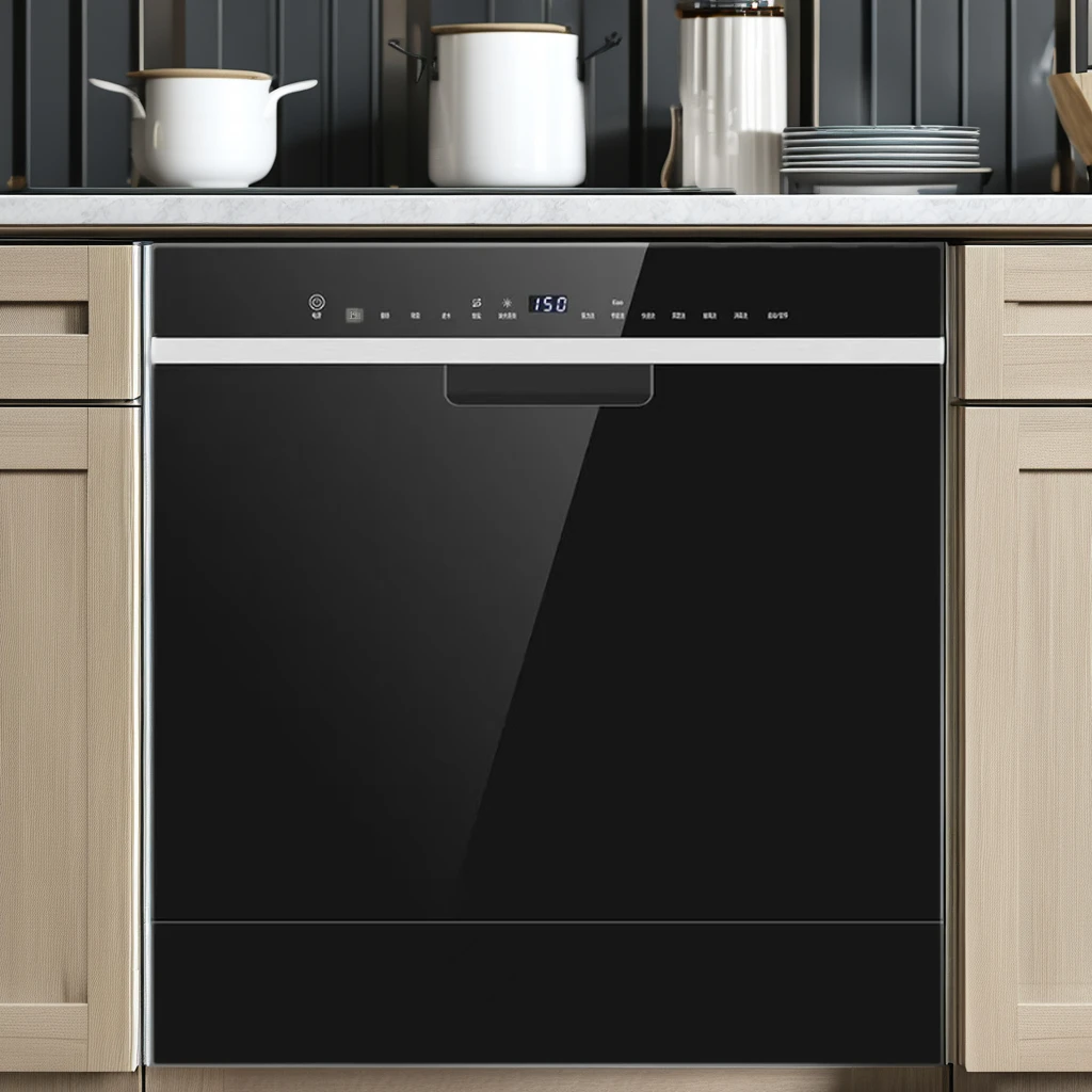 110~220V Built-In Kitchen Dishwasher Stainless Steel Countertop Automatic Drawer Smart Home Use Dishwasher For Hotels 5