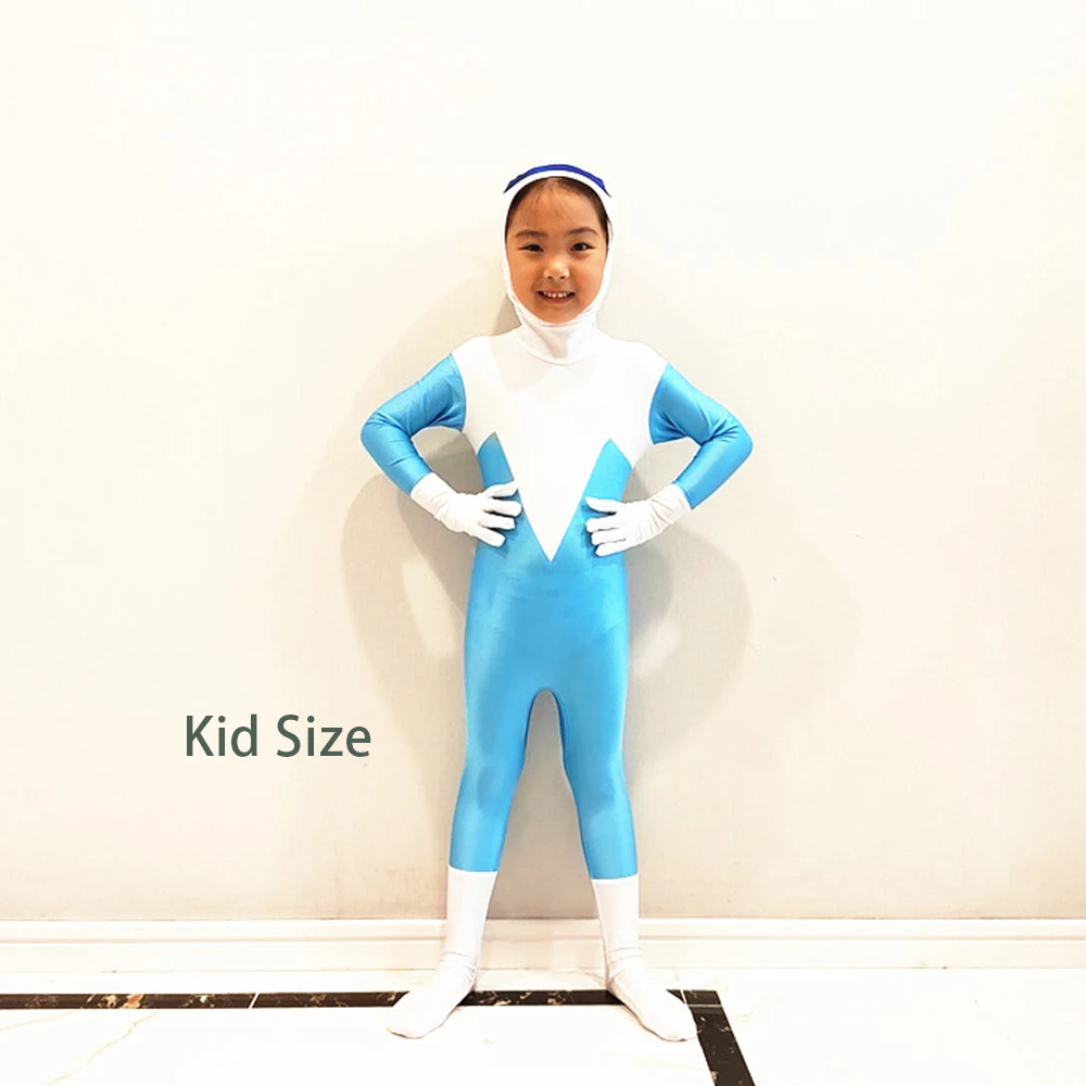 Les indestructibles 2 Frozone super-héros Costume cosplay Halloween fête  film Cosplay enfants adultes Costumes Catsuit garçons Zentai Costume -  AliExpress, image size:1000x1000