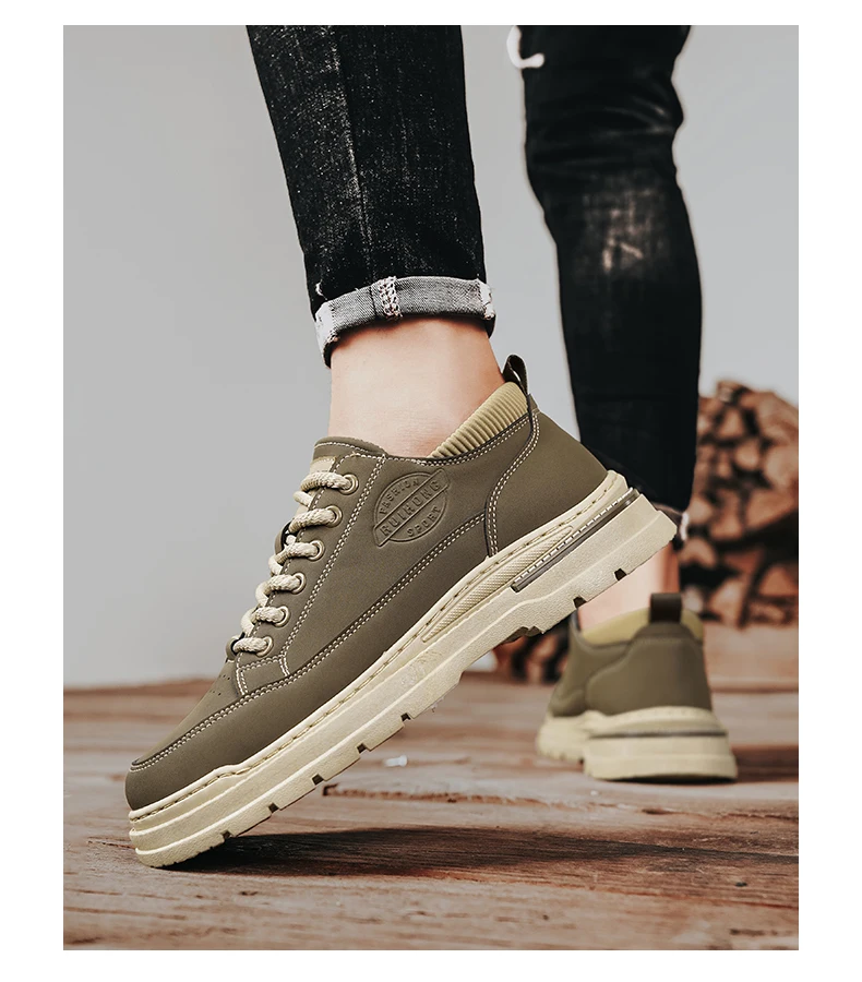 Herren schuhe Casual Sportschuhe vier Jahreszeiten weiche Sohlen bequeme Outdoor-Arbeits kleidung Schuhe Sicherheits schuhe Mode Jugend Socken Schuhe – Detail 10