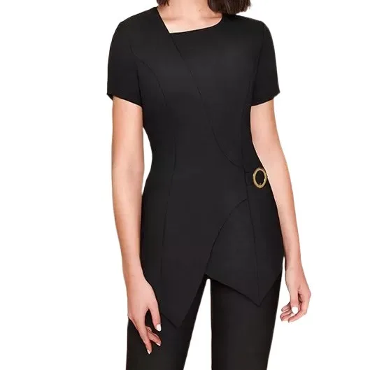 

custom logo Beautician Work Wear Uniform Thai Massage women Tunic SPA Uniforms for Hotel and Beauty Salon