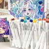 Languo 9/144 Colors Acrylic Marker Pen Soft Head for Artist Rock Painting Glass Ceramic DIY Crafts Graffiti Acrylic Paint Pens 4