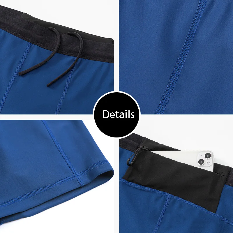 Men Outdoor Running Pocket Shorts Board GYM Exercise Fitness Legging Workout Basketball Hiking Trainning Sport Soccer Clothing 7