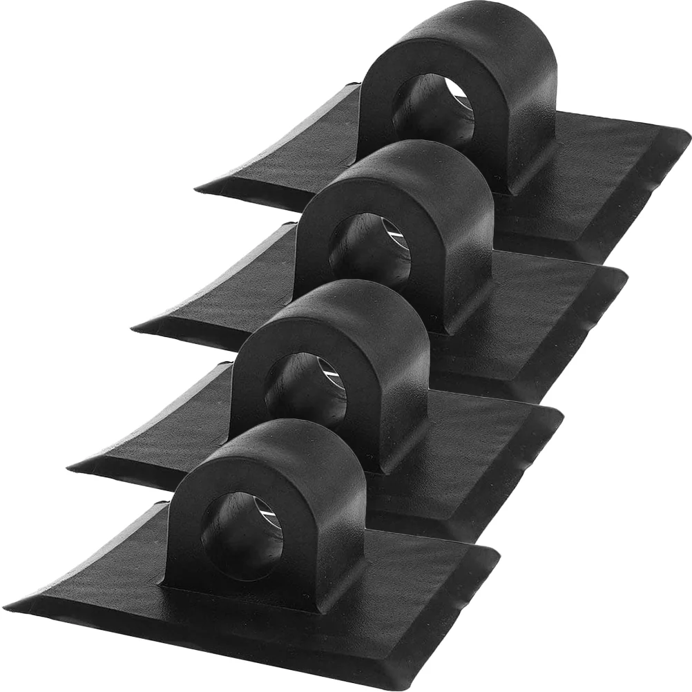 

4 Pcs Motor Bracket Square Buckle Kayak Supply Fixed Engine Stand Mount Pvc Accessory Cradle