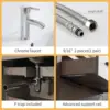 36’’ Bathroom Vanity with Sink Freestanding Cabinet Set Design Resin Basin Undermount Sink 6