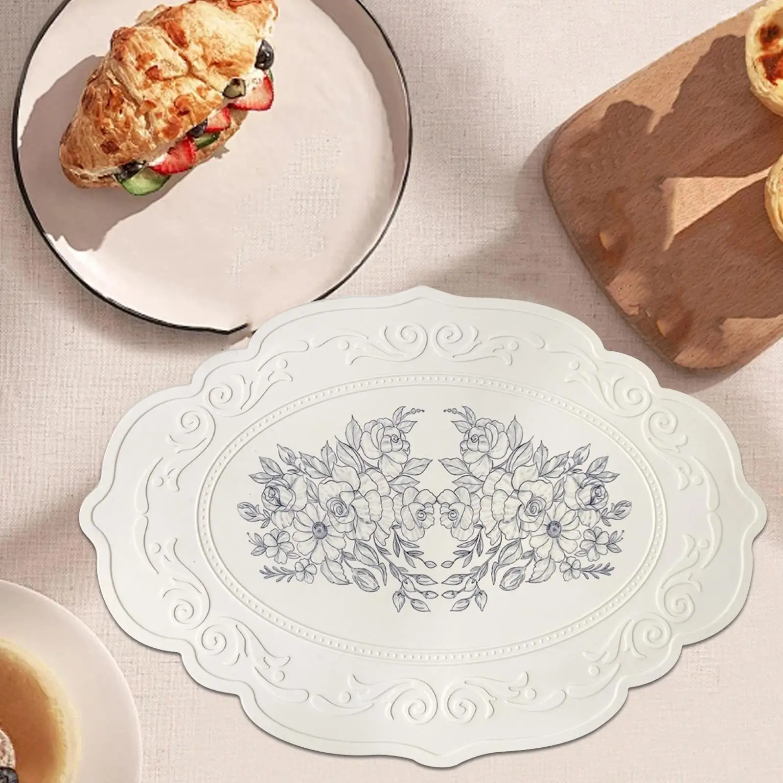 휴대용 얼룩 방지 책상 매트, 테이블 커버 매트, 파티 주방 하이킹 식탁 바베큐..