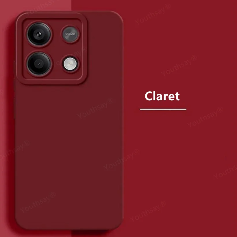 thumbnail image 1 of For Redmi Note 13 Pro Global Case Redmi Note 13 Pro Cover Fundas Coque Camera Protector Liquid Silicone Back Case Redmi Note 13, 1 of 5