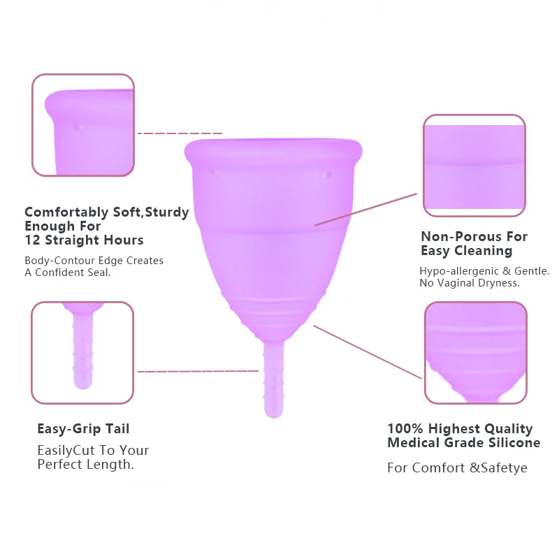 Menstrual Cups Medical Silicone