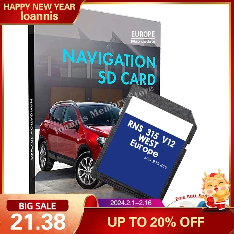 Muslimoriginal Per Vw Sd Card V12 Europa West Rns 315 Sistema Di Navigazione Navi Aggiornamento Software Plattform Az