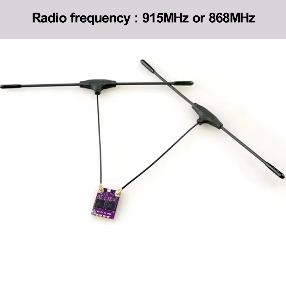 Happymodel ES900 Dual RX ELRS Разнесенный приемник 915 МГц 868 МГц Встроенный TCXO для радиоуправляемого самолета FPV Дрон дальнего действия thumbnail 2