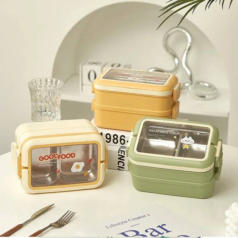 Stainless Steel Thermal Insulation Lunch Box for School Office