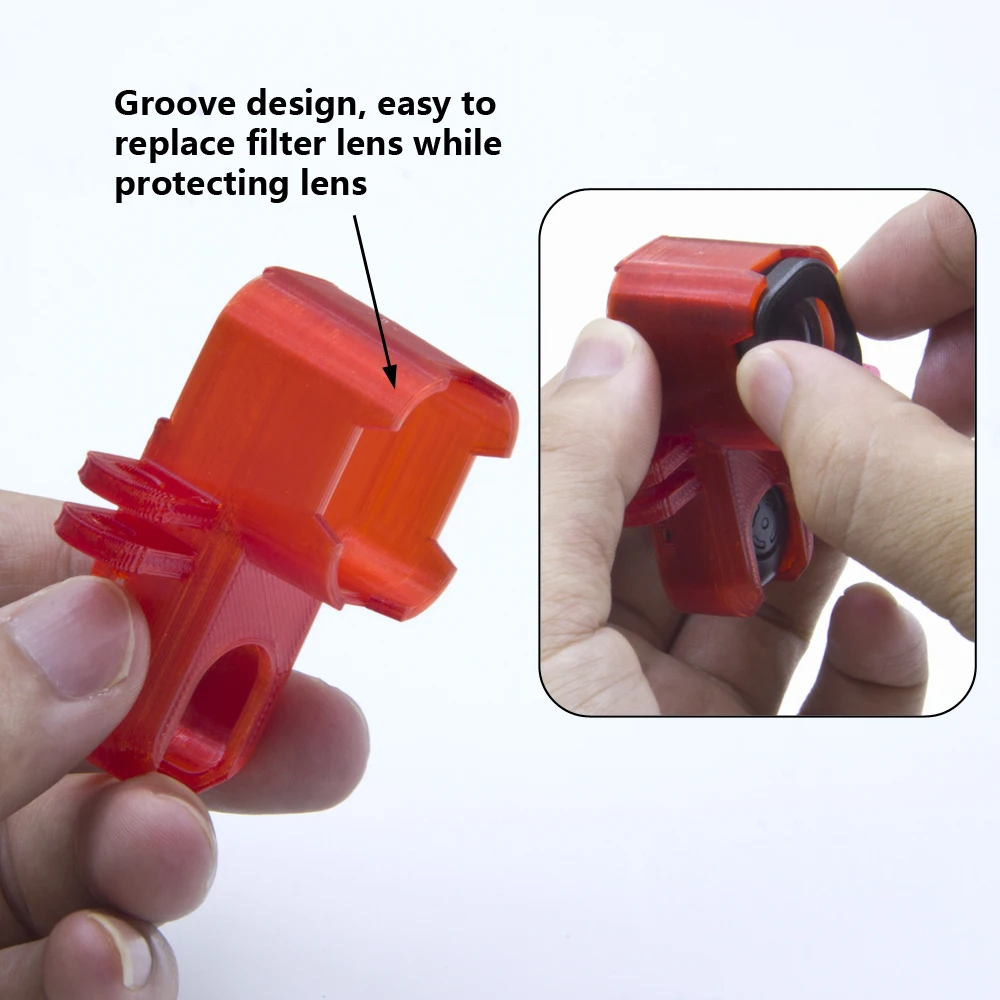 Sd51d0b3ea65747d8b5cb241000889c2ca 3D Printed TPU Mount Framework Support Bracket holder protection for RunCam Thumb Pro/New Version 4K Action camera FPV Drone