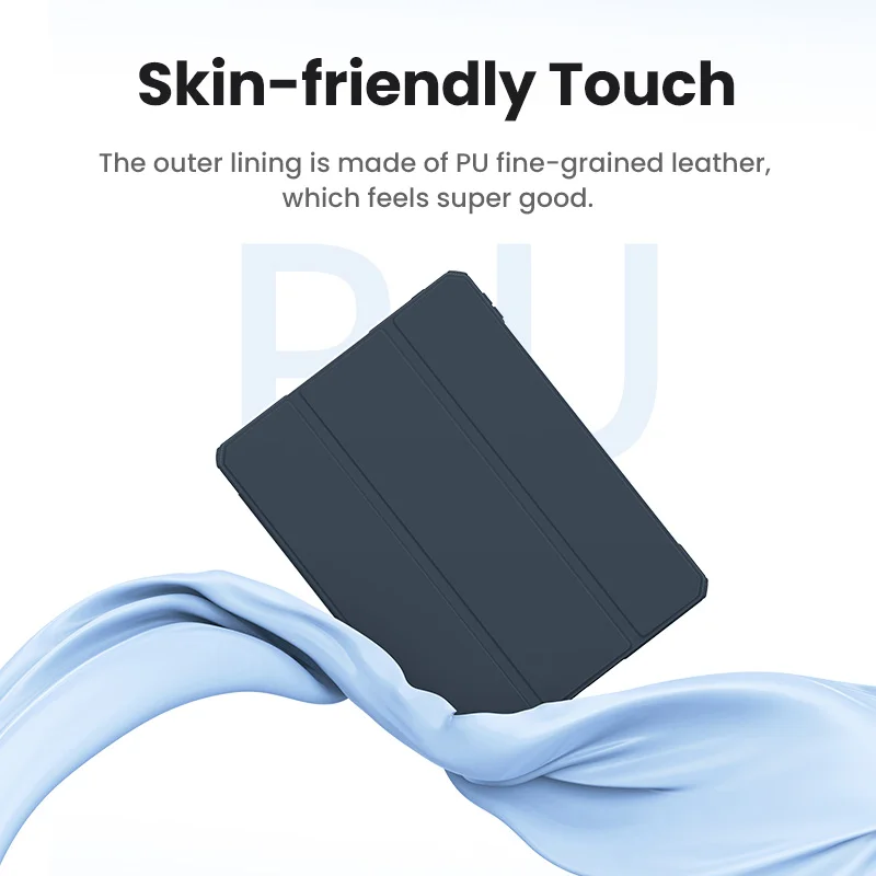 Ugreen-capa Protetora para Ipad Smart Cover com Fecho Porta-lápis Ipad Pro 13 11 2024 Air - Imagem 6