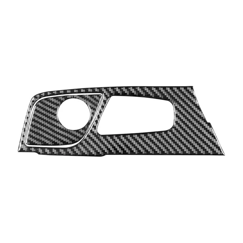 

Панель переключения передач из углеродного волокна Базовая отделка рамка наклейка крышка интерьерные аксессуары для BMW 5 серии G30 2018-2021 LHD