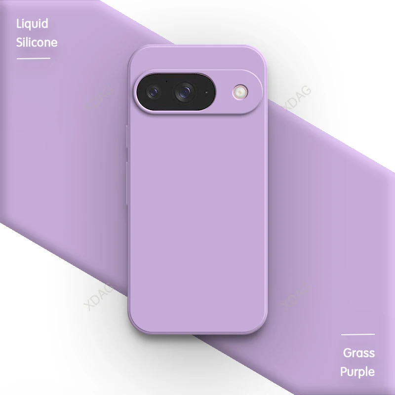 Premium Silicone Camera Protection Phone Case - Classic Half-Wrapped Design