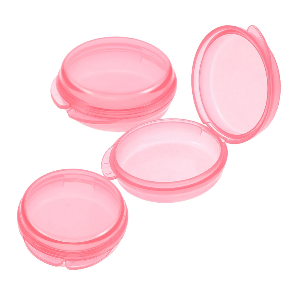 Compact 3-Piece Travel Pill Organizer Set - Round Portable Medicine Dispenser and Storage Case