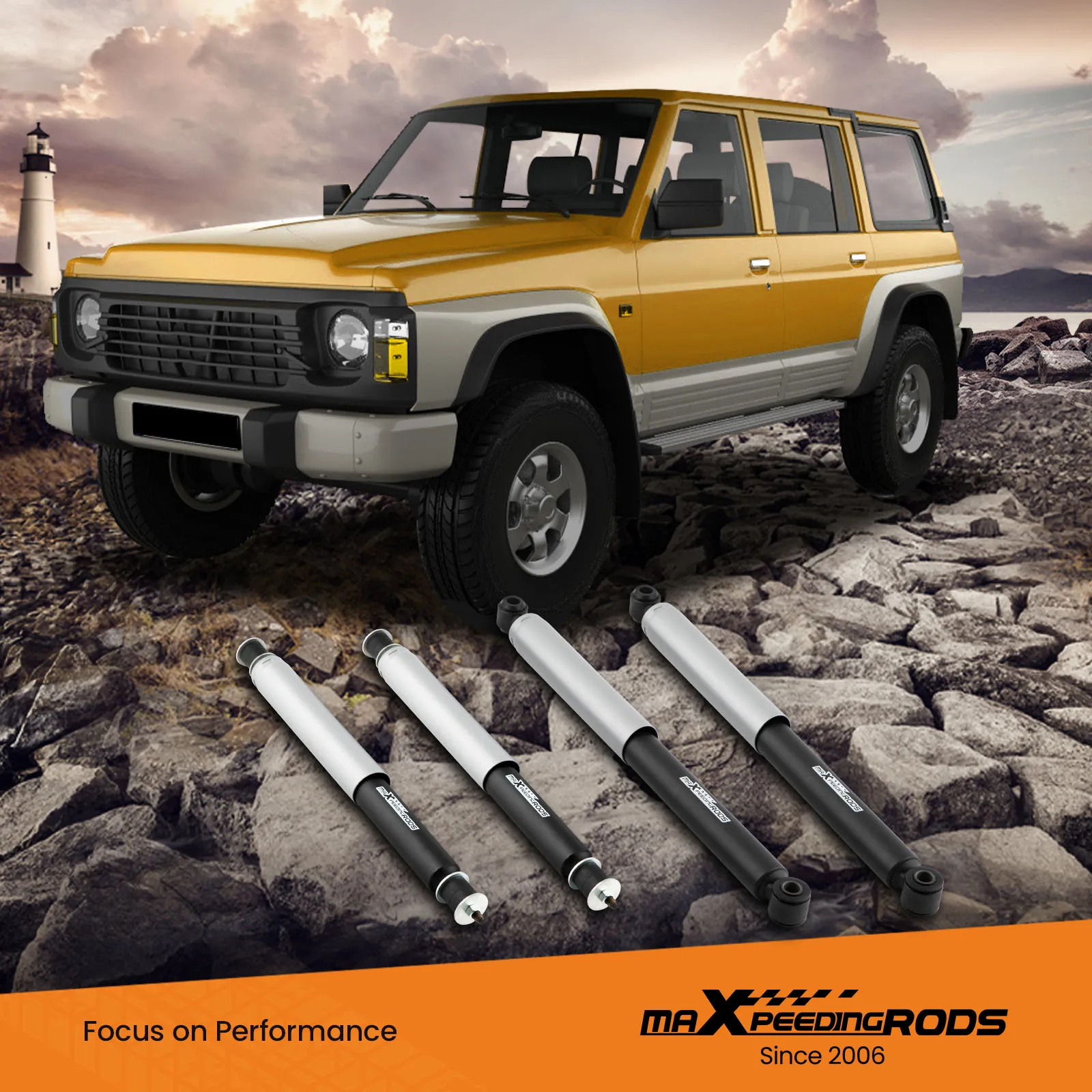 2" Coil Springs Long Shocks Lift Kit For Nissan Patrol GQ Y60 GU Y61