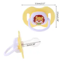 Pacifier Newborn Nipples Food-grade Silicone Pacifier Orthodontic Soother 2