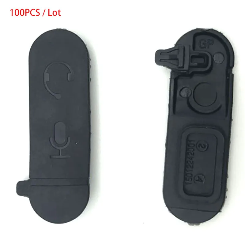 100PCS Headset Dust Side Cover Earphone Jack Cover for Motorola XiR P3688 CP200D DEP450 DP1400 Portable Radio Walkie Talkie banggood headset earphone programming cable input dust side cap cover for motorola dep450 dp1400 xir p3688 radio walkie talkie