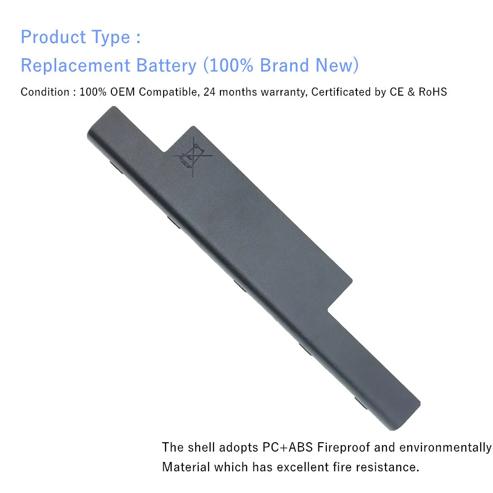 Battery for Acer Aspire F5-771G G52W1 E-553 N11Q2 N16Q8 E5-57 E5774 E15s