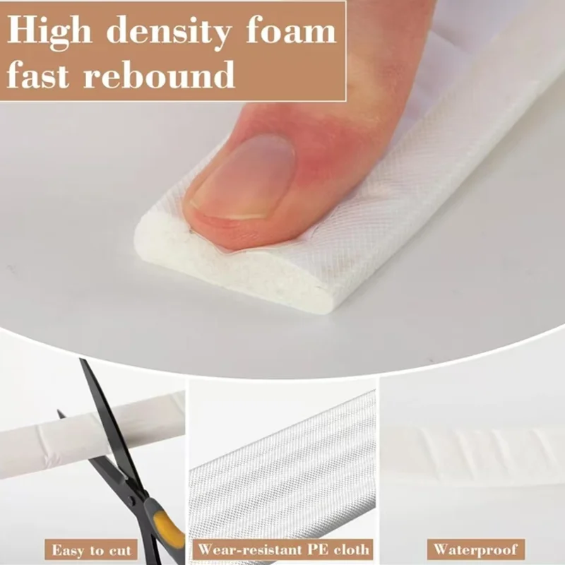 White Weatherproof Cladding Seal Strip