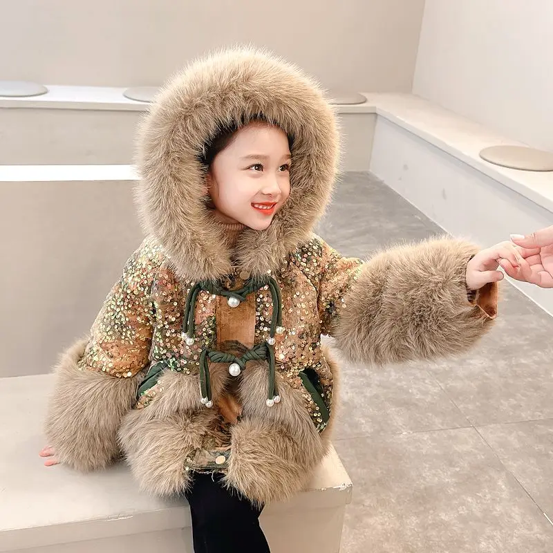 Fur Jacket Cute Jackets For Girl Winter Girls Warm Thick Jackets
