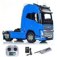 1/14 4x2 RC Tractor Truck FH16 RTR 56375 XL750 3-speed TOUCAN DIY Painted Radio Control Vehicle Light Sound Car for Boy THZH1978 2