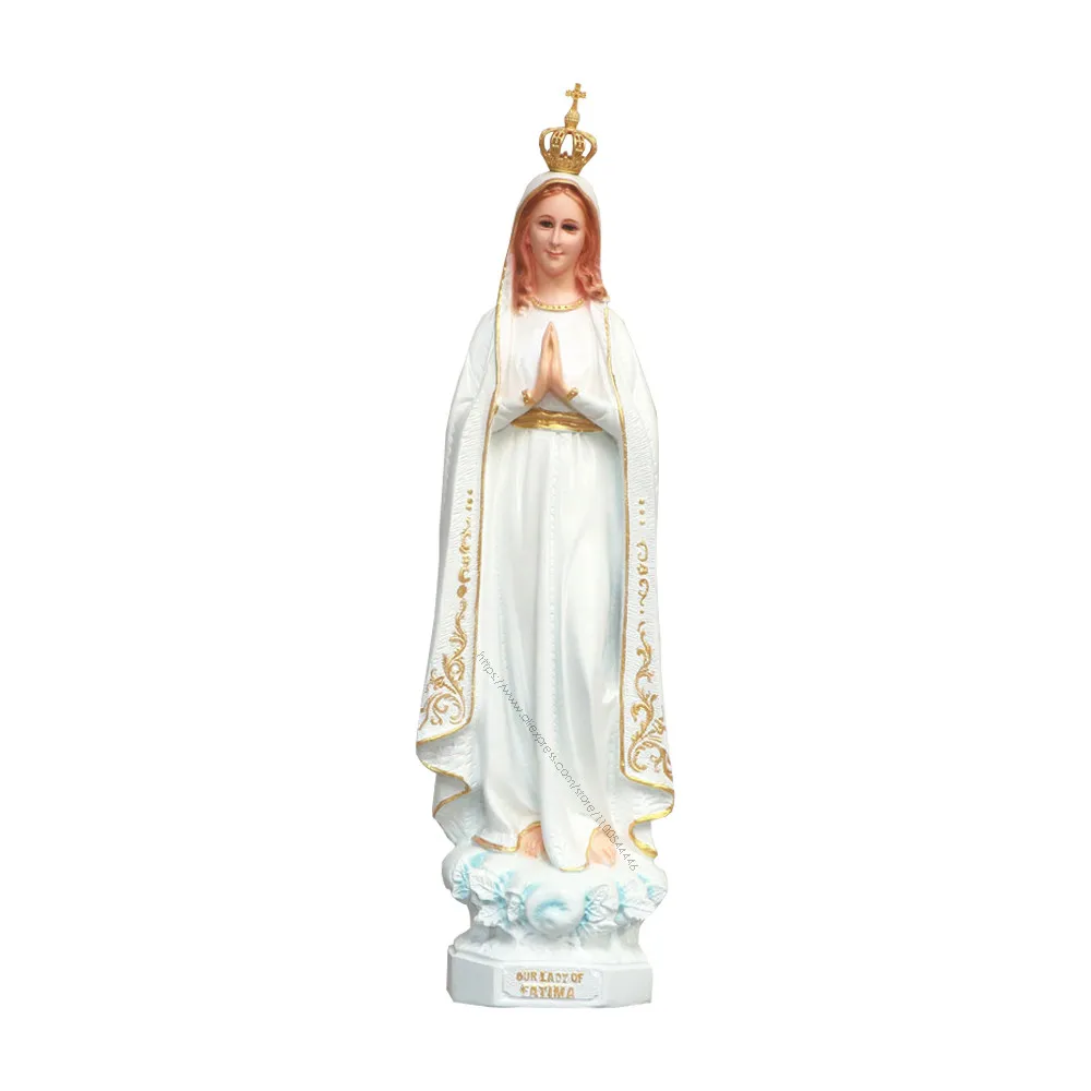 

Blessed Virgin Mary Statue Our Lady Of Lourdes Fatima Sculpture Reigious Figurine Home Decoration Catholic Decor Gift 50cm