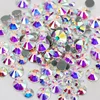 SS3-SS50 Crystal AB Color Hotfix Rhinestones Glitter Wholesale High Quality Iron on Rhinestones for Wedding Dress стразы 4