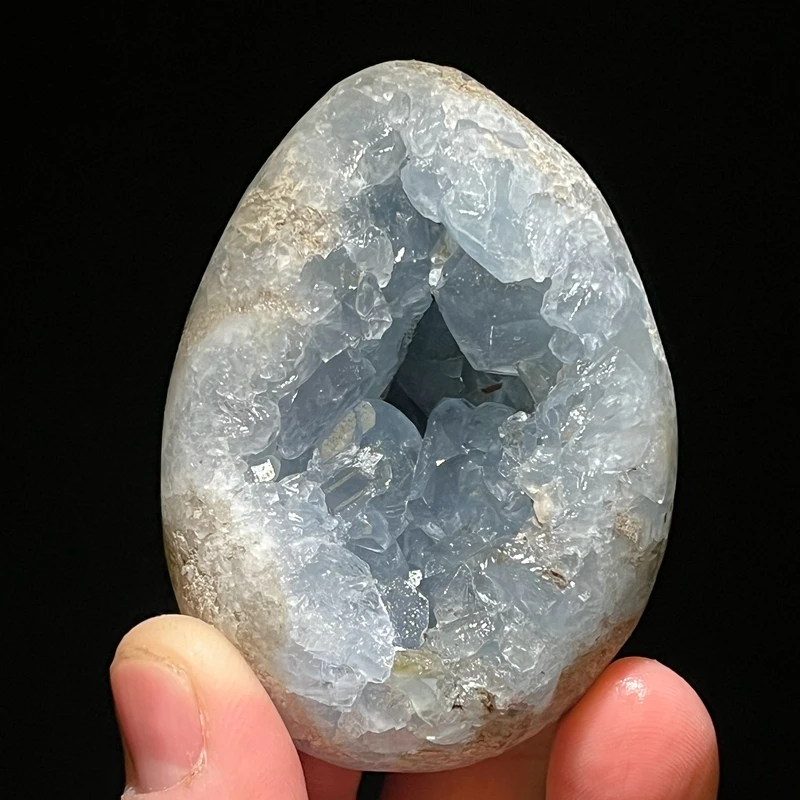 100%Natural Stone Celestine Crystal Mineral Specimen Room Decoration ...