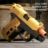 Mini M1911 Blaster Guns Toy Gun For Adults Boys Stress Shot Gun Ejecting Shells Birthday Gift Dropship TikTok 4