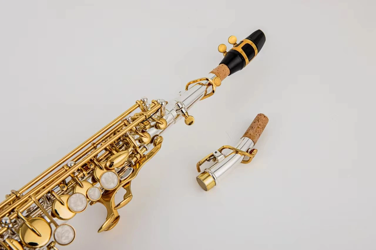 JPS-847 Soprano Saxophone Silver Plated Body Sax with Case | eBay