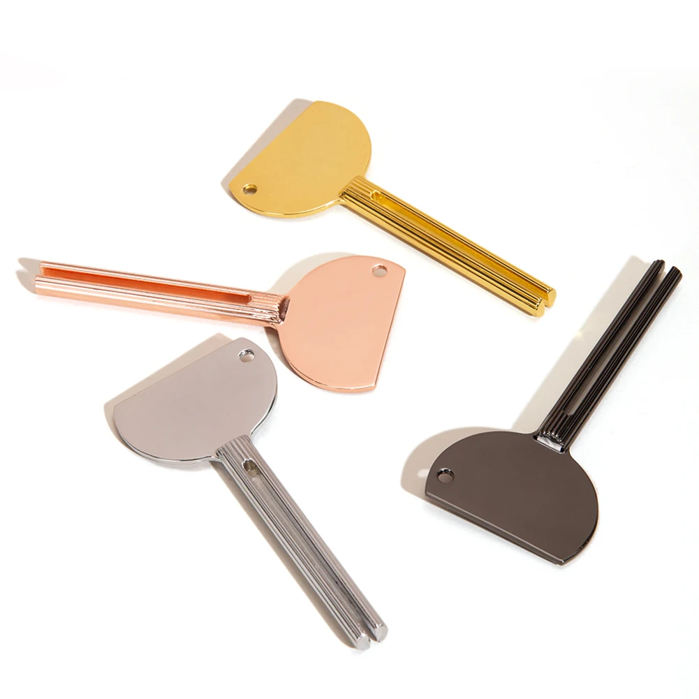 Toothpaste Squeezer Toothpaste Roller Tube Stainless Steel Rolling Squeezer Reduce Waste Multifunctional For Bathroom toothpaste squeezer