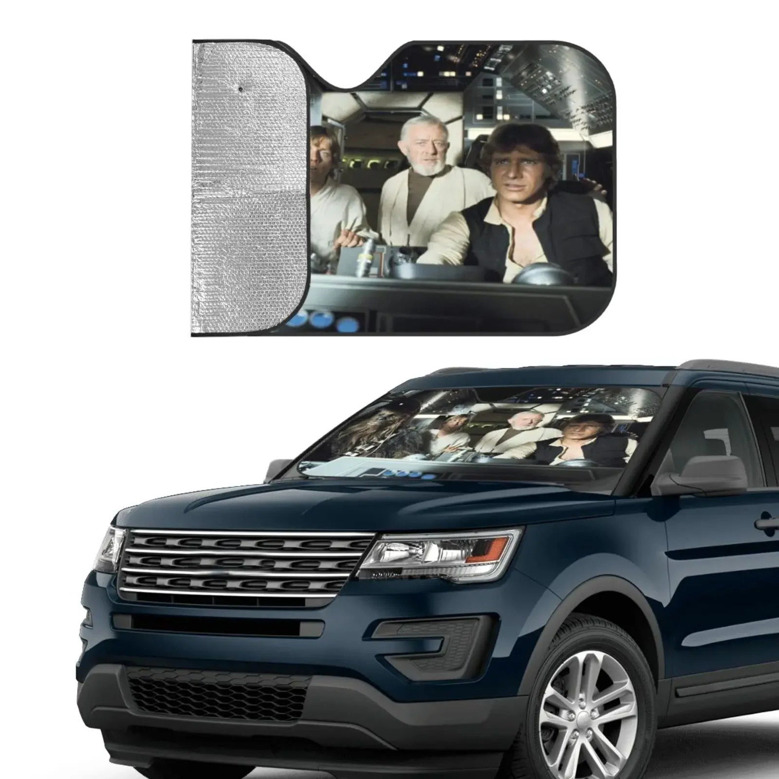 S-star Funny W-wars Windshield sun Shade Car Sun Shade for Front Windshield Sunshades Foldable Visor Protector Blocks UV Rays car sunshade windshield sunshade windshield sun shade