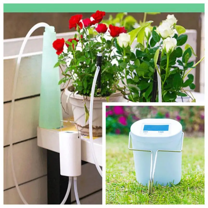 

Automatic Watering Pump Controller Flowers Plants Home Sprinkler Drip Irrigation Device Pump Timer System Garden Tool