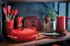 Creuset Enameled Cast Iron Crepe Pan with Rateau and Spatula, 10.75", Cerise 6