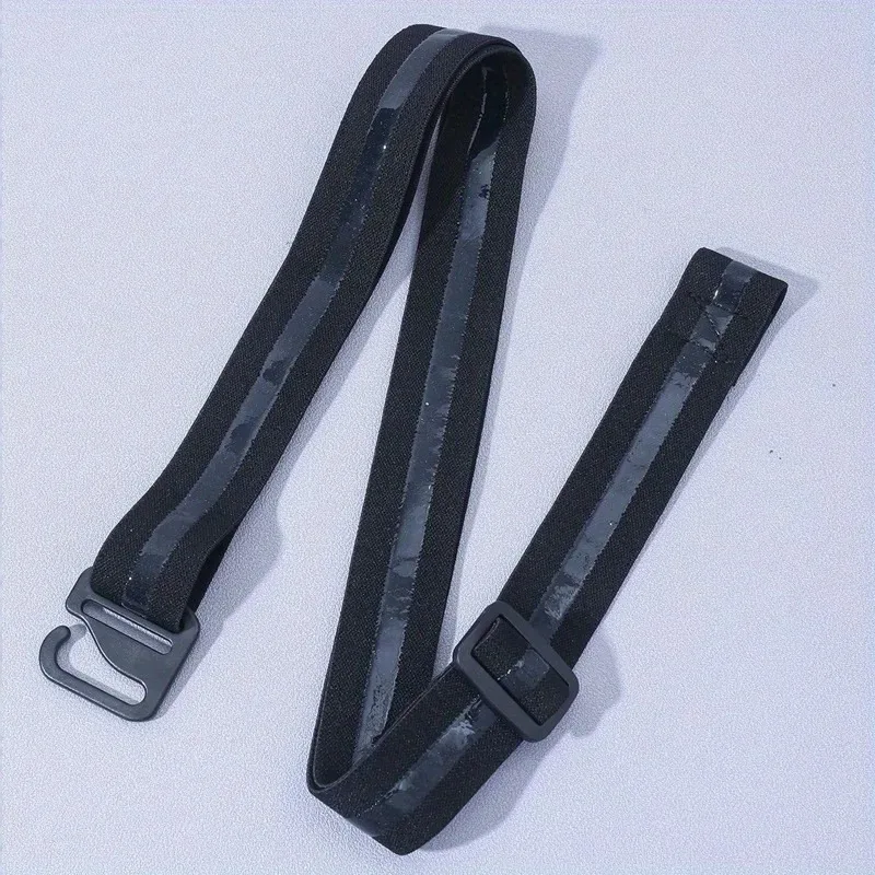 Men'S Nylon Shirt Stays with Anti-Slip Elastic Grip and Adjustable Buckle Non-Textile Weaved Shirt Holder Straps