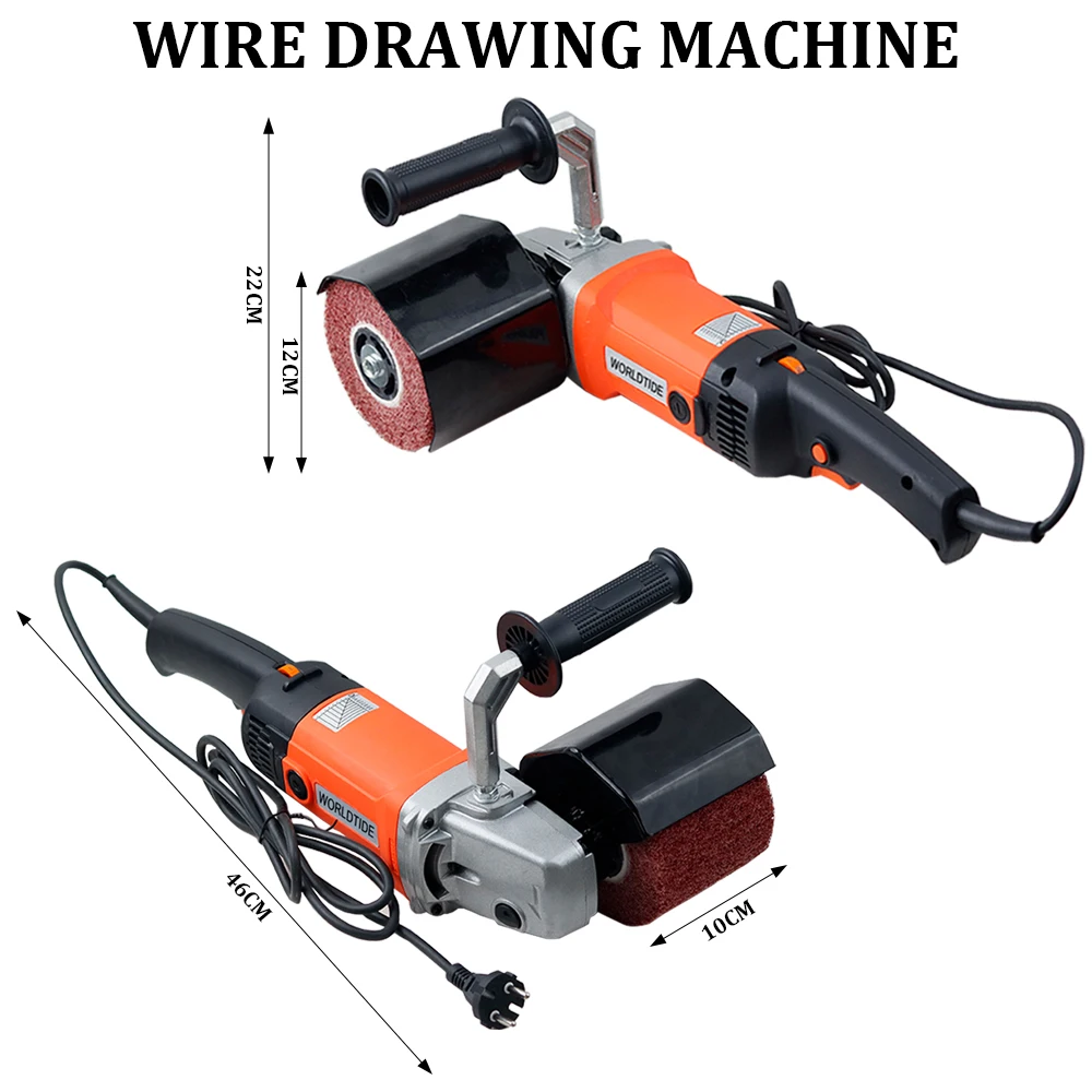 Grinding Machine Satin Finishing Machine Polishing Brushes Smoothing Roller Grinding,electric polisher,electric orbital sander