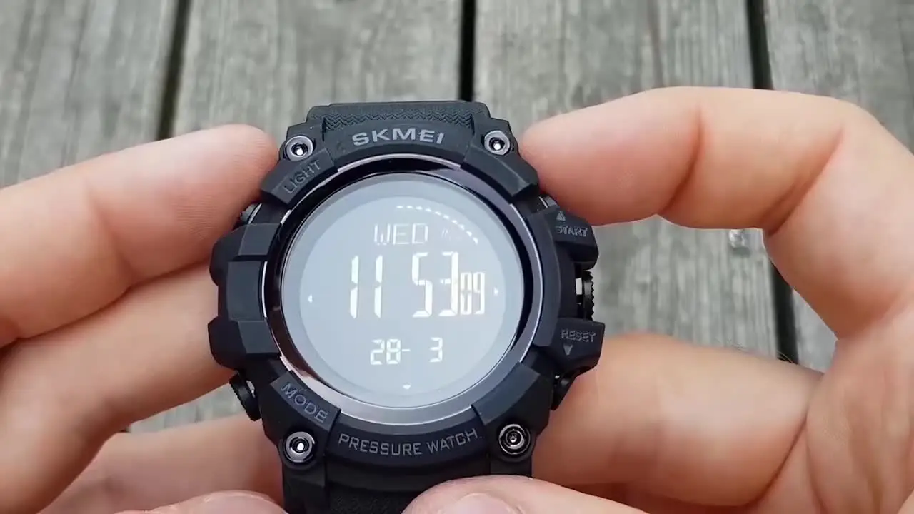 SKMEI 1358 jam tangan olahraga untuk pria, arloji Digital Kompas