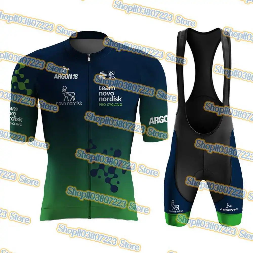 Novo Nordisk New Season Cycling Jersey Set Cycling Clothing Road Bike Shirt Suit Pants Maillot Cyclisme