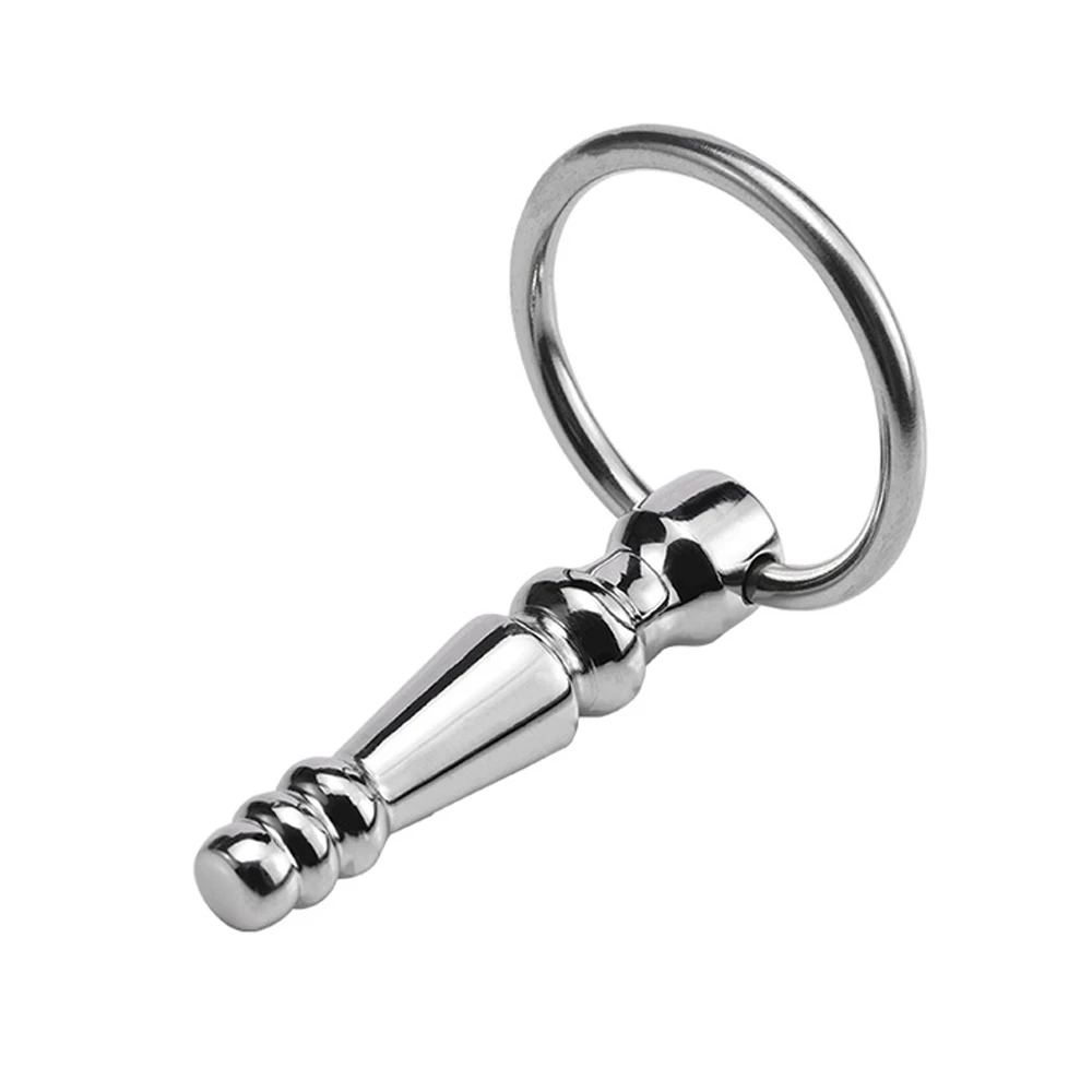 Male Penis plug Sex toys Stainless steel Catheter Urethral Dilation Horse Eye Stick Urine plugging rod Adult Games Masturbators