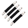 4Pcs Kids Skiing Gloves Non-Slip Straps Versatile Elastic Glove Mitten Clip Tight Grip Sweater Clips Blouse Clasp Linking Straps 4