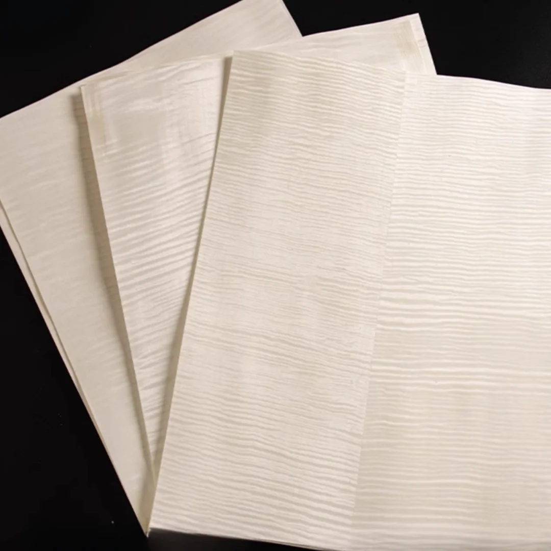 Wood Veneer Size:510x350mm Thick:0.5mm Natural Bleached Maple Figured Wood Veneer Guitar face material DIY Guitar specific size veneer
