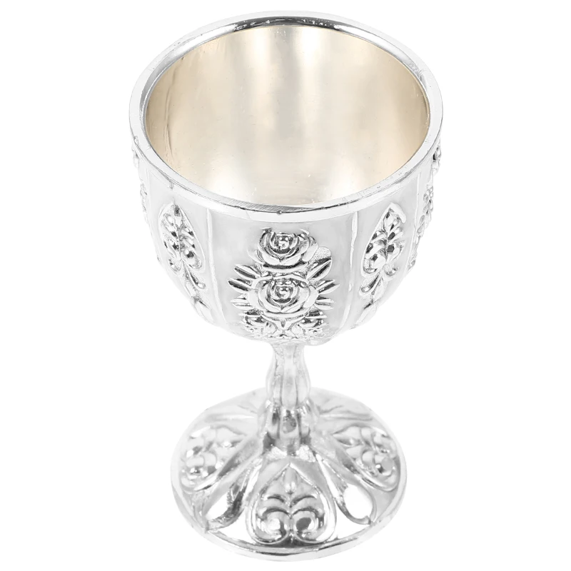 Description Picture 3 of itemVintage Chalice Goblet Royal Wine Cups Engraving Cup Drinking Vessel Shot Glasses Renaissance Medieval Gifts Altar