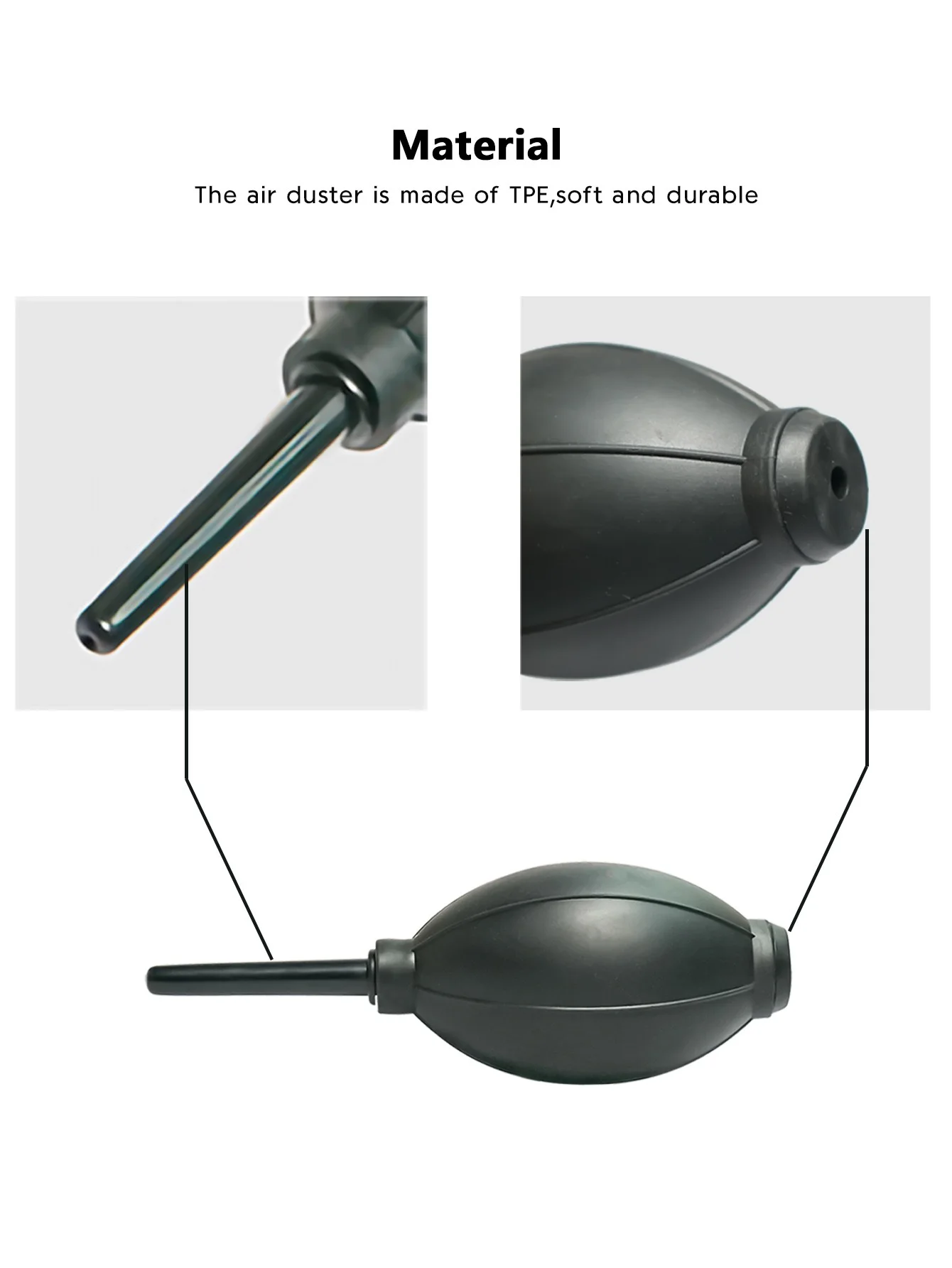 Description Picture 4 of itemCoffee Grinder Cleaning Brush & Air Blower For Coffee Grinder Espresso Machine And Portafilter Accessories